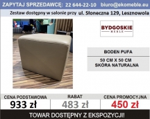 Bydgoskie Meble - Hocker Boden , skóra naturalna